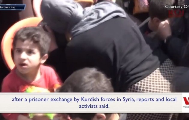 To PKK αντάλλαξε 2 τζιχαντιστές οπλαρχηγούς με 51 σκλάβους Γιαζίντι (βίντεο)