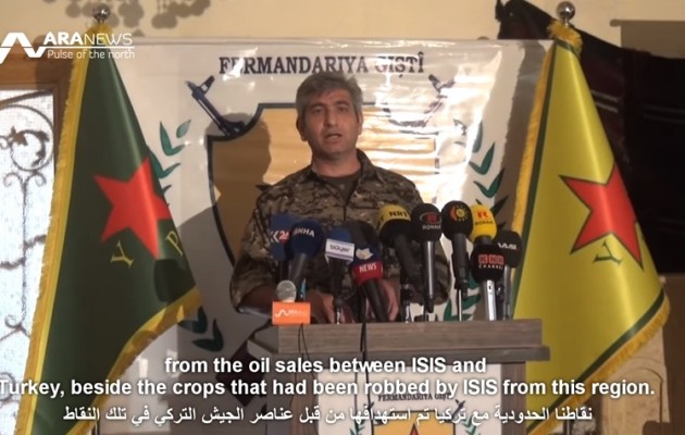 Εκπρόσωπος YPG: “Τούρκοι και ISIS θέλουν την Τελ Αμπιάντ για το λαθρεμπόριο πετρελαίου”