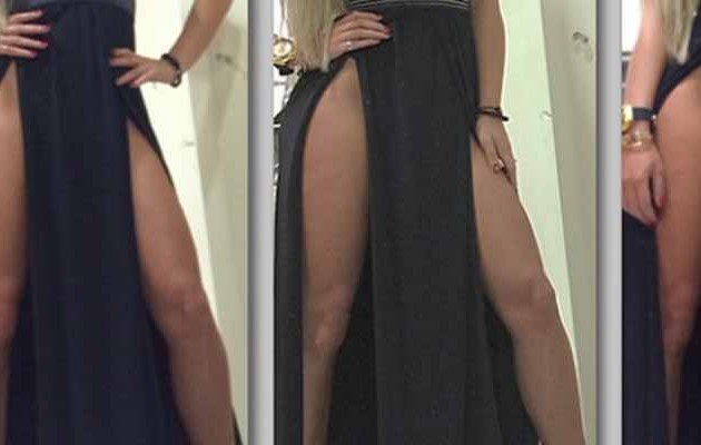 Εκρηκτική Ελληνίδα βγήκε χωρίς εσώρουχο! (φωτο)