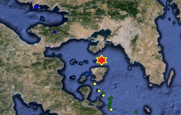 Σεισμός κοντά στην Αθήνα έγινε αισθητός στην Αττική