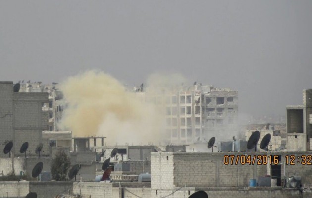 Οι μισθοφόροι του Ερντογάν βομβάρδισαν με χημικά τους Κούρδους στο Χαλέπι