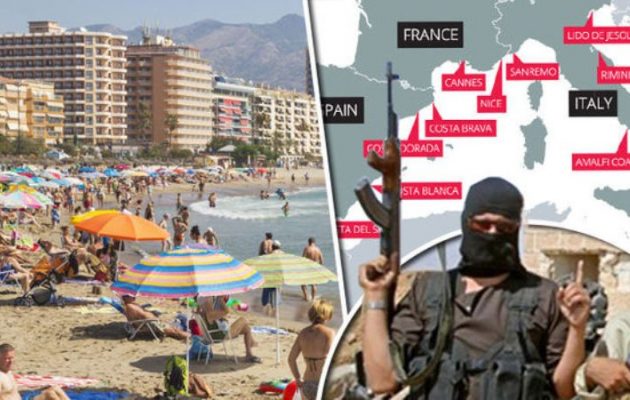 Το Ισλαμικό Κράτος απειλεί όλες τις παραλίες της Μεσογείου με λουτρά αίματος (χάρτης)