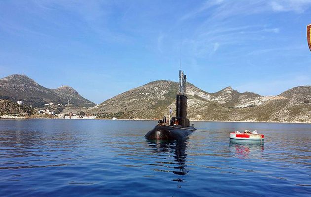 “Τσάρκα” στο Καστελόριζο δυο ελληνικά υποβρύχια – Ηχηρό μήνυμα στην Τουρκία