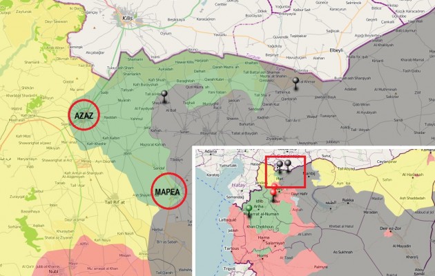 Το Ισλαμικό Κράτος απειλεί με συντριβή τους “μετριοπαθείς” στο Χαλέπι (χάρτης)