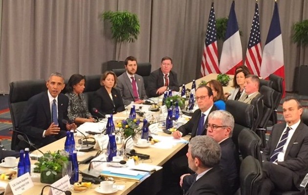 Ομπάμα και Ολάντ τα είπαν για τους τζιχαντιστές