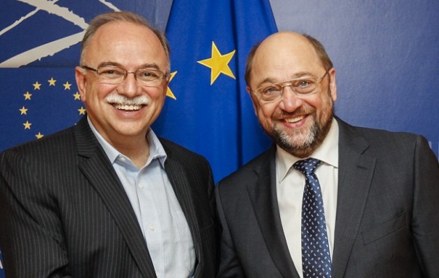 Παπαδημούλης σε Σουλτς: Χρειάζεται ευρωπαϊκό μέτωπο απέναντι στο ΔΝΤ