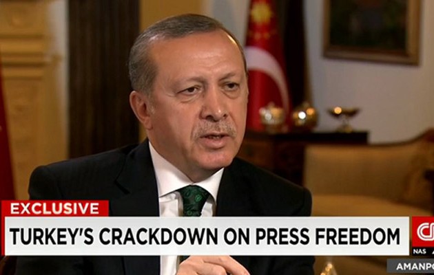 Ανέκδοτο: Ο Ερντογάν μιλάει για ελευθερία του Τύπου και της έκφρασης