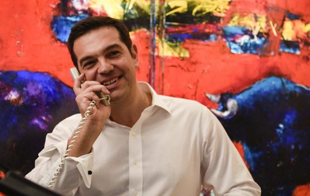 Με Ολάντ, Μοσκοβισί και Σουλτς μίλησε ο Αλέξης Τσίπρας πριν το Eurogroup