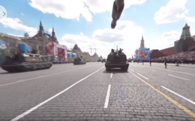 Εντυπωσιακό βίντεο 360 μοιρών από την παρέλαση στη Μόσχα (βίντεο)