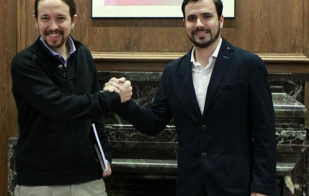 Η Δεξιά στην Ισπανία τρέμει τη συνεργασία Podemos – Κομμουνιστών