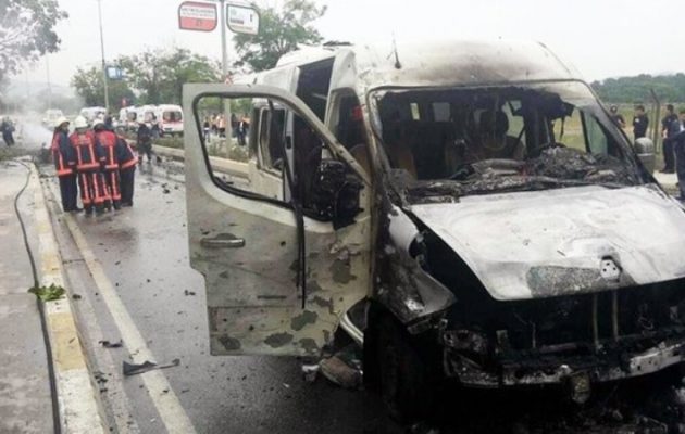 Έκρηξη βόμβας δίπλα σε στρατόπεδο στην Κωνσταντινούπολη (βίντεο)