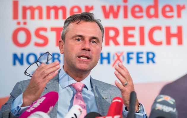 Η Αυστρία εκλέγει Πρόεδρο με φαβορί τον ακροδεξιό Νόρμπερτ Χόφερ