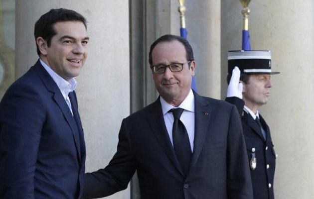 Tηλεφωνική επικοινωνία Τσίπρα – Ολάντ για το θέμα του χρέους