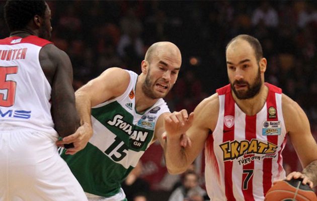 Μία νίκη από το πρωτάθλημα ο Ολυμπιακός με “δολοφονικό” Σπανούλη