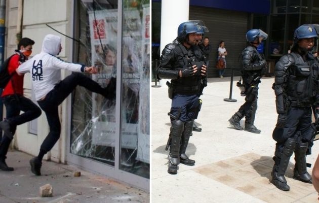Άγριες οδομαχίες στο Παρίσι και σε άλλες γαλλικές πόλεις (βίντεο)