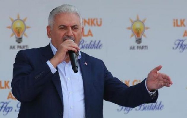 Ο μαριονέτας Τούρκος πρωθυπουργός ορκίστηκε να εξαφανίσει τους Κούρδους αντάρτες