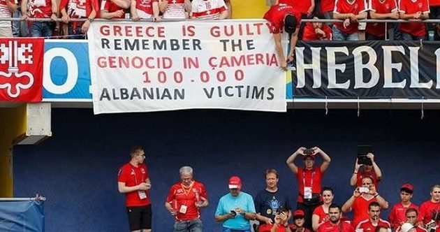 Περιμένει την αντίδραση της UEFA και της FIFA ο Κοντονής για το αλβανικό πανό