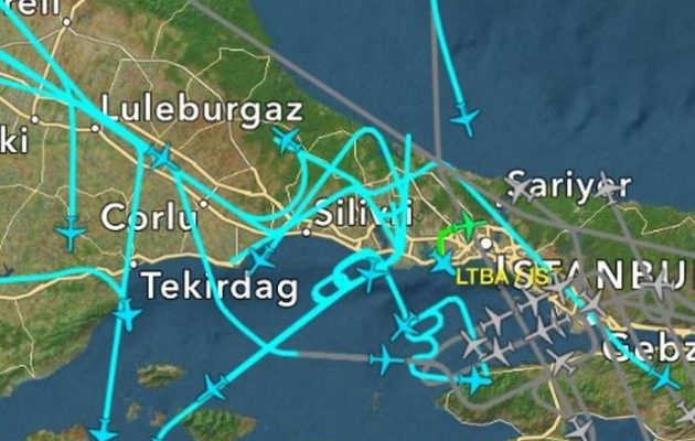 Τα αεροπλάνα αποφεύγουν την Κωνσταντινούπολη μετά το χτύπημα