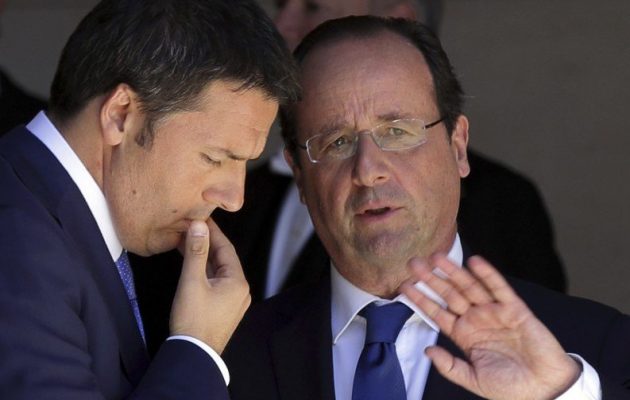 Στο Παρίσι το Σάββατο ο Ρέντσι με τον Ολάντ με κυρίως γεύμα… γερμανικό;