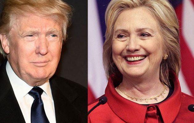 Προβάδισμα Κλίντον με 6% απέναντι στον Τράμπ – Πολλοί οι αναποφάσιστοι