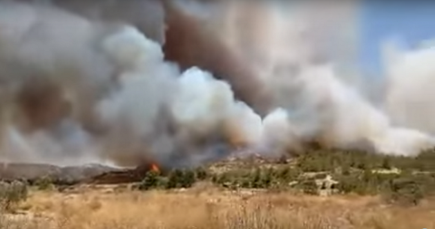 Ρόδος: Σε ύφεση η πυρκαγιά (βίντεο)
