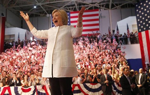 Προβάδισμα 11 μονάδων για τη Χίλαρι στη κούρσα των προεδρικών εκλογών