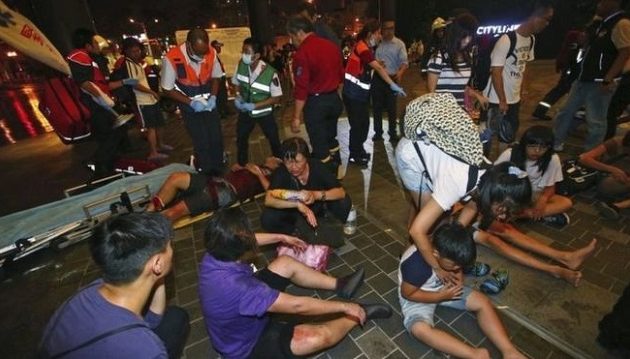 Δεκάδες τραυματίες σε έκρηξη τρένου στην Ταιβάν (φωτο)