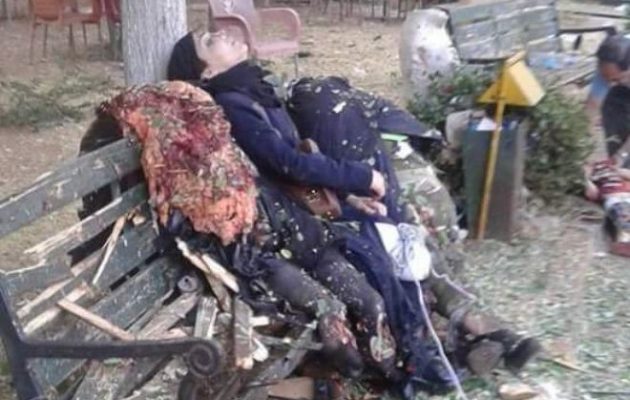 Σφαγή στο Χαλέπι: Ισλαμιστές βομβάρδισαν πάρκο με μανάδες και παιδιά (φωτο)