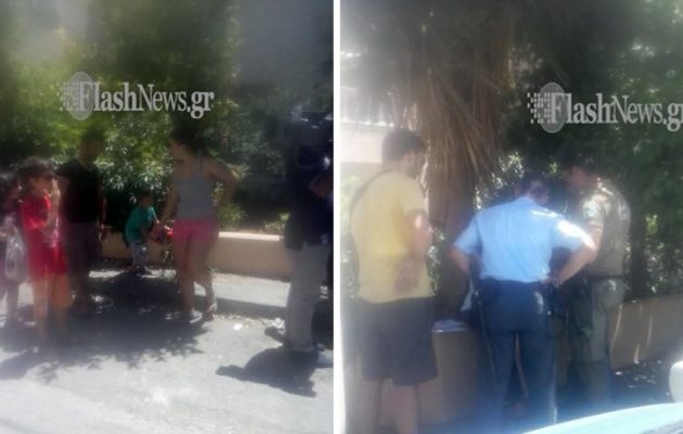 Πατέρας 4 παιδιών απειλούσε να αυτοπυρποληθεί γιατί του κάνουν έξωση