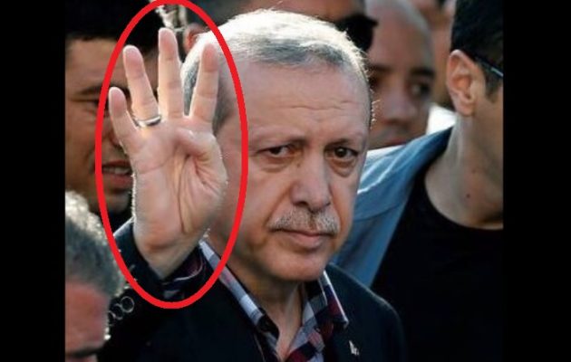 Τι σημαίνει η χειρονομία που έκανε ο Ερντογάν – Σε ποιους “απευθύνεται”!