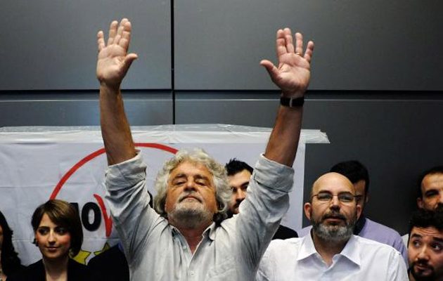 Ιταλία: Πρώτος σε όλες τις δημοσκοπήσεις ο Πέπε Γκρίλο