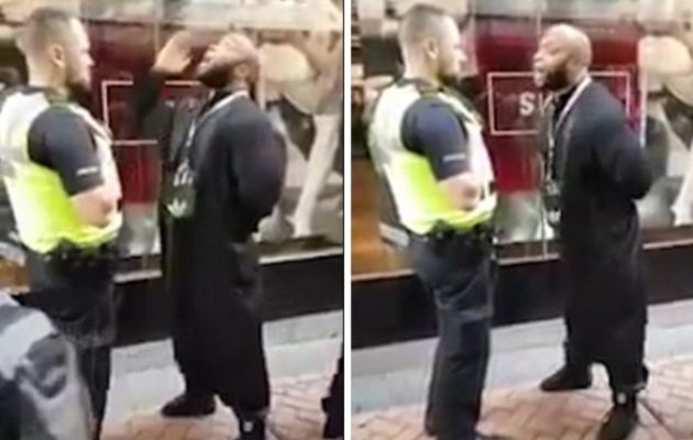 Ισλαμιστής ιμάμης ουρλιάζει “Αλλαχού Ακμπάρ” σε αστυνομικό στο Μπέρμιγχαμ (βίντεο)