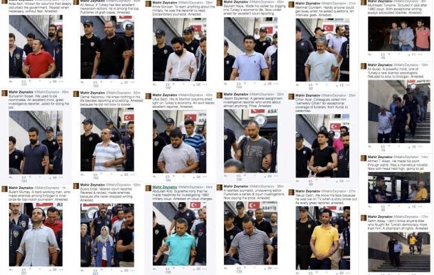 Γεμίζει τα μπουντρούμια με δημοσιογράφους ο Ερντογάν