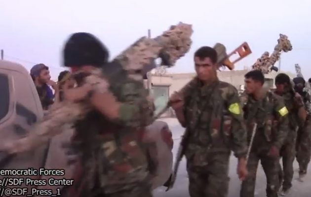 Αυτοί είναι οι εξολοθρευτές τζιχαντιστών που μπήκαν στη Μανμπίτζ (βίντεο)