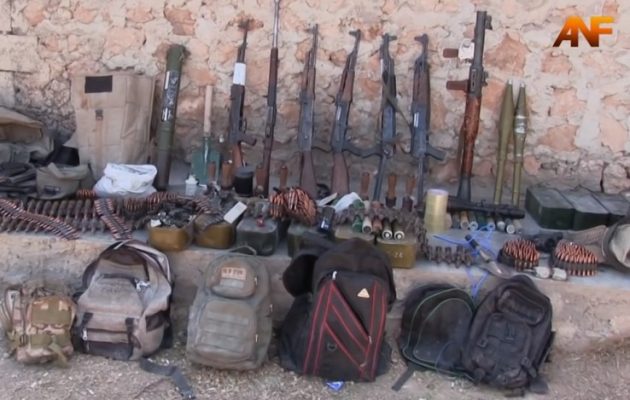 Όπλα που είχαν στείλει οι Τούρκοι στο ISIS βρήκαν οι Κούρδοι στη Μανμπίτζ (βίντεο)