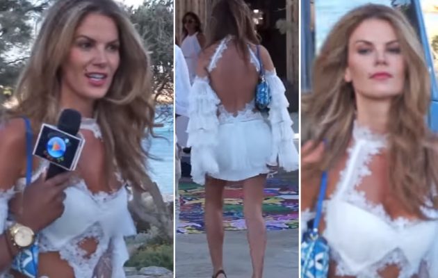 Η Τουρκάλα σωσίας της Σίντι Κρόφορντ στη Μύκονο (βίντεο)