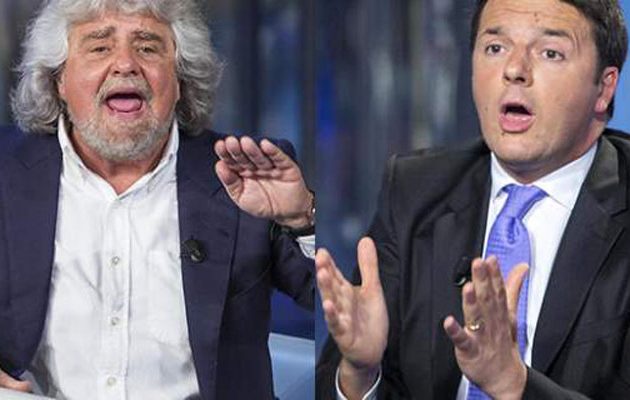 Προβάδισμα Γκρίλο έναντι Ρέντσι δείχνει δημοσκόπηση στην Ιταλία