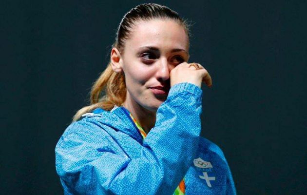 Ρίο 2016: Έκλαψε η Άννα στην ανάκρουση του Εθνικού Ύμνου