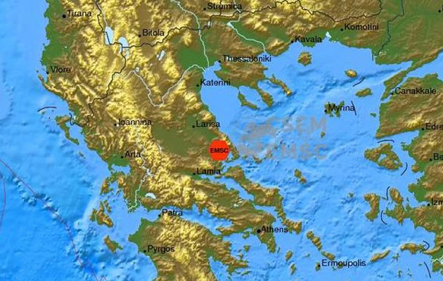 Σεισμός 3,6 Ρίχτερ στο Βόλο