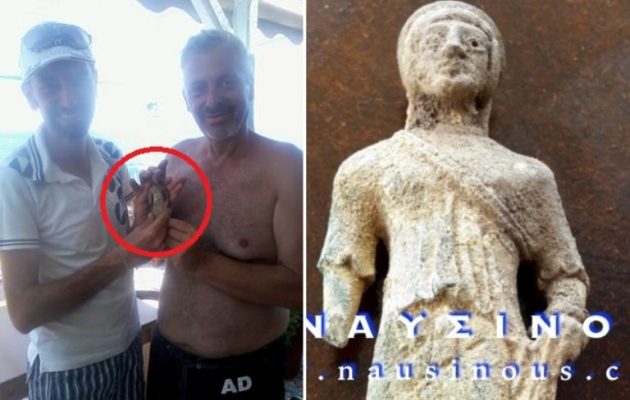 Βρέθηκε η “Κυρά του Λέντα” – Σπάνιο άγαλμα ιέρειας παραδόθηκε στις Αρχές