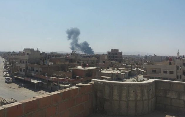 Αεροπλάνα του Άσαντ βομβάρδισαν τους Κούρδους του YPG στη Χασάκα (φωτο)