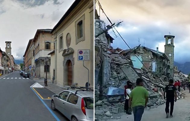 Πολύνεκρος ο σεισμός στην κεντρική Ιταλία