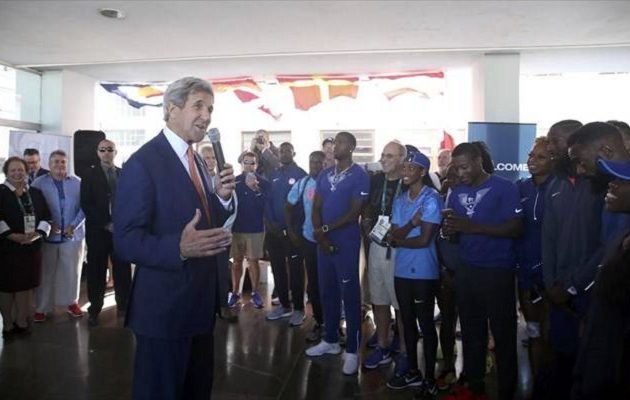 Τζον Κέρι: Οι Ολυμπιακοί Αγώνες στο Ρίο θα είναι ασφαλείς