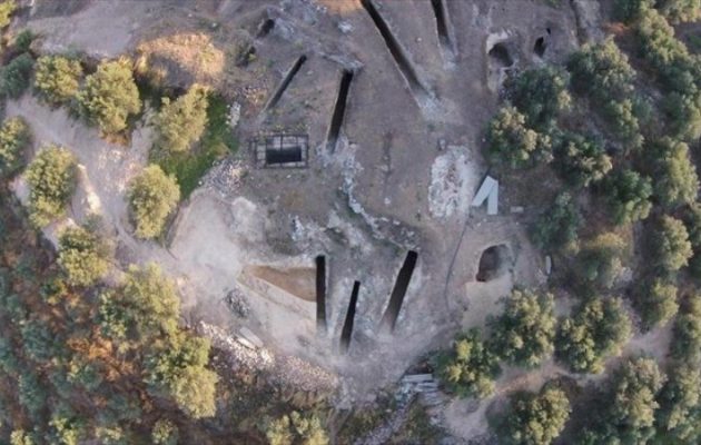 Συνεχίζονται οι ανασκαφές στο Μυκηναϊκό Νεκροταφείο Αηδονίων