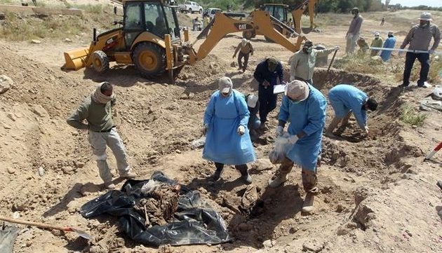 Φρίκη στη Μανμπίτζ: Το Ισλαμικό Κράτος έθαβε αμάχους στα πάρκα της πόλης