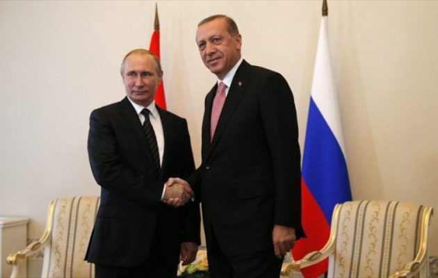 Τηλεφωνήθηκαν Πούτιν-Ερντογάν και τα “είπαν” για τη Συρία