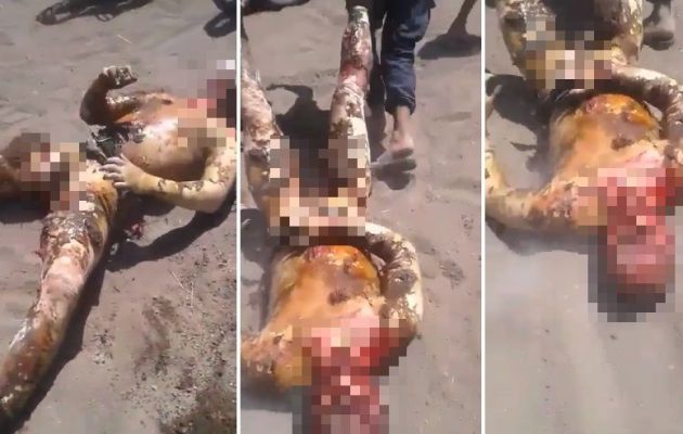 Σκληρό ΒΙΝΤΕΟ: Οι τζιχαντιστές σέρνουν τον καμένο Ρώσο πιλότο στην έρημο (βίντεο)