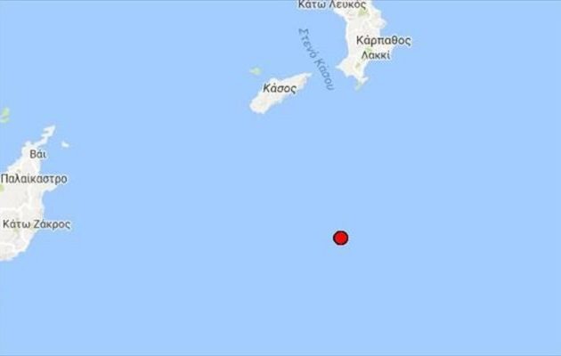 Σεισμός 3,9 Ρίχτερ στην Κάσο