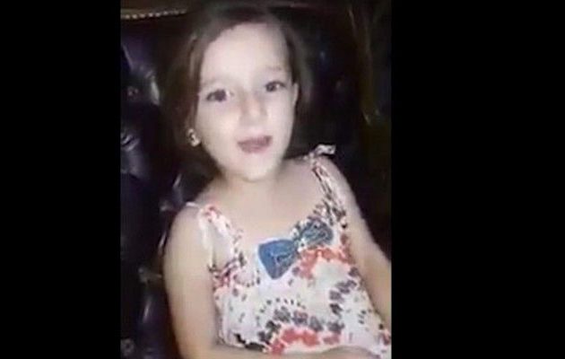 8χρονη στη Συρία τραγουδάει, όταν σκάει βόμβα έξω από το σπίτι της (βίντεο)