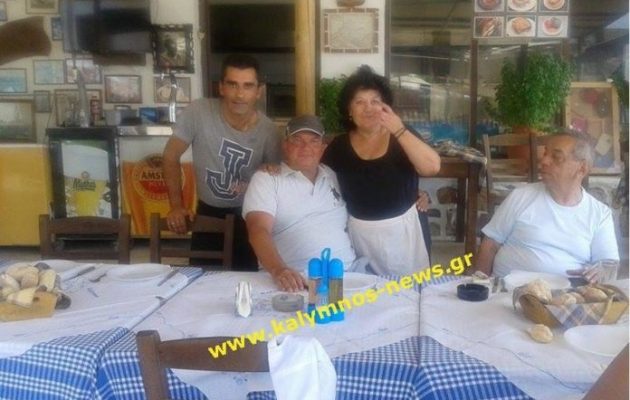 Γιατί έφαγε  φανουρόπιτα ο Κώστας Καραμανλής στη Ψέριμο (φωτο)